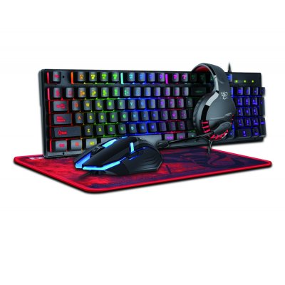 COMBO 4 EN 1 SEVERUS MOUSE TECLADO PAD Y AURIC