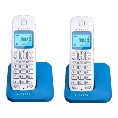 TELEFONO INALAMBRICO DUO ALCATEL E130 AZUL